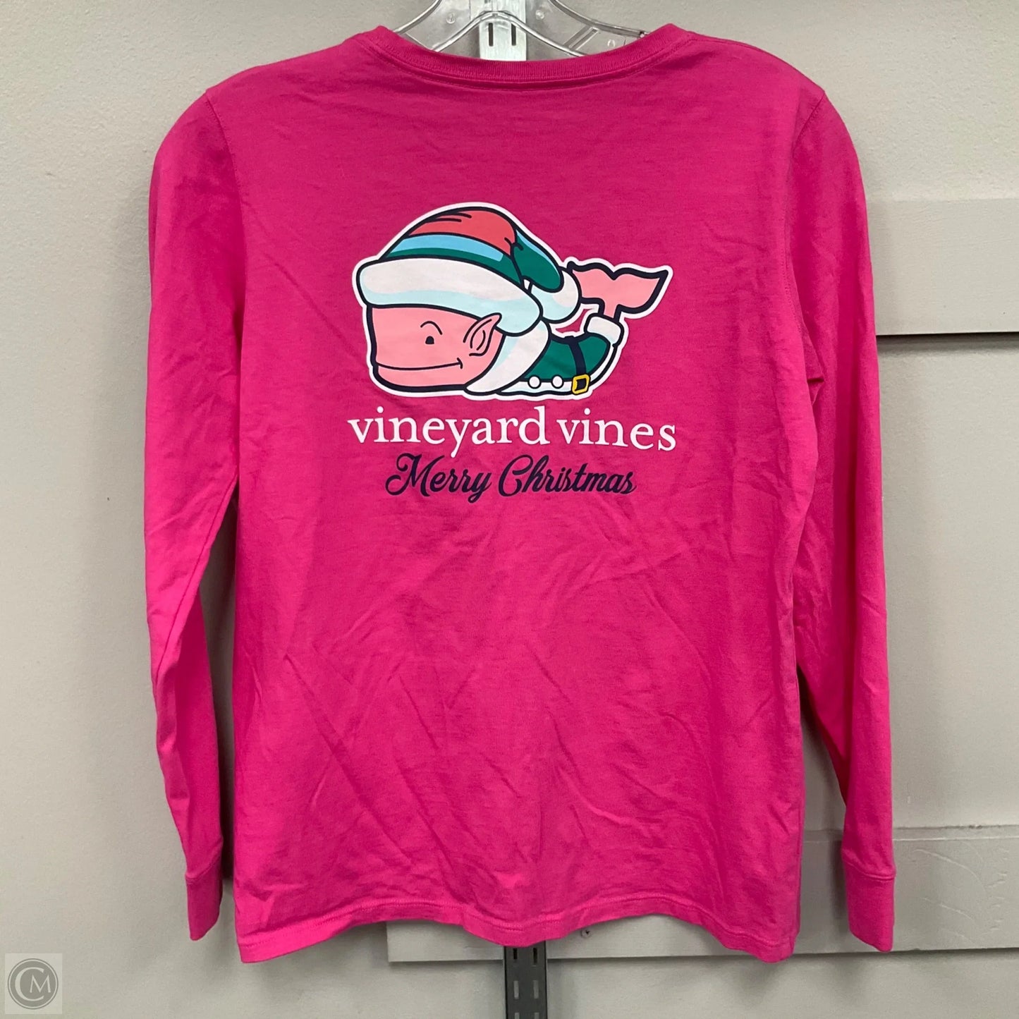 Top Long Sleeve Basic By Vineyard Vines In Pink, Size: Kids Xl