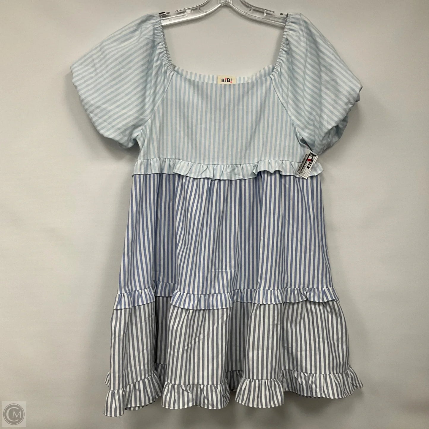 Dress Casual Short By Bibi In Striped Pattern, Size: M