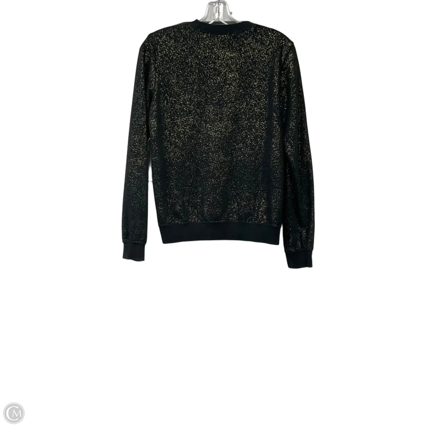 Sweatshirt Crewneck By Nike Apparel In Black & Gold, Size: Xs
