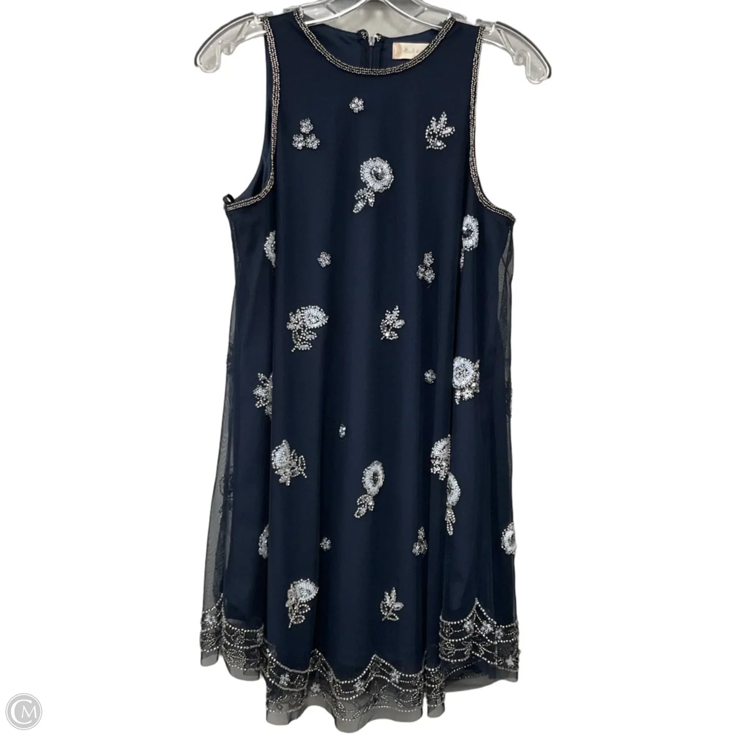 Dress Casual Short By Altard State In Blue & Silver, Size: M