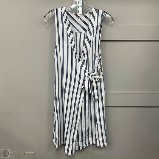 Dress Casual Midi By Free People In Blue & White, Size: S