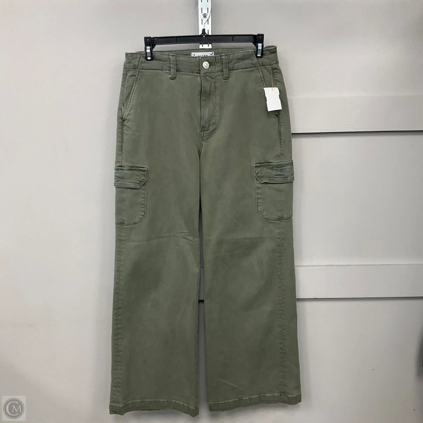 Jeans Straight By Paige In Green, Size: 4