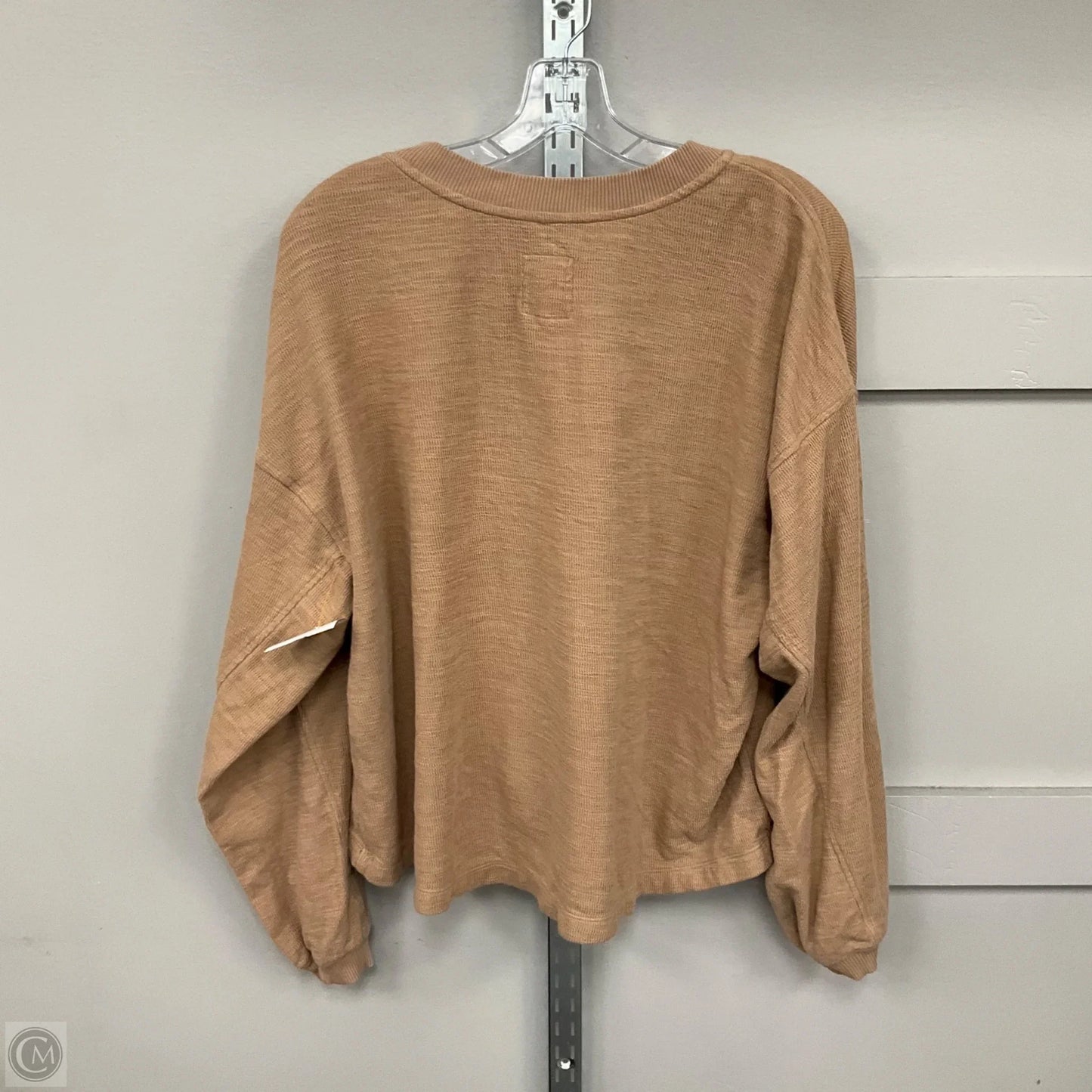 Top Long Sleeve By Aerie In Brown, Size: Xl