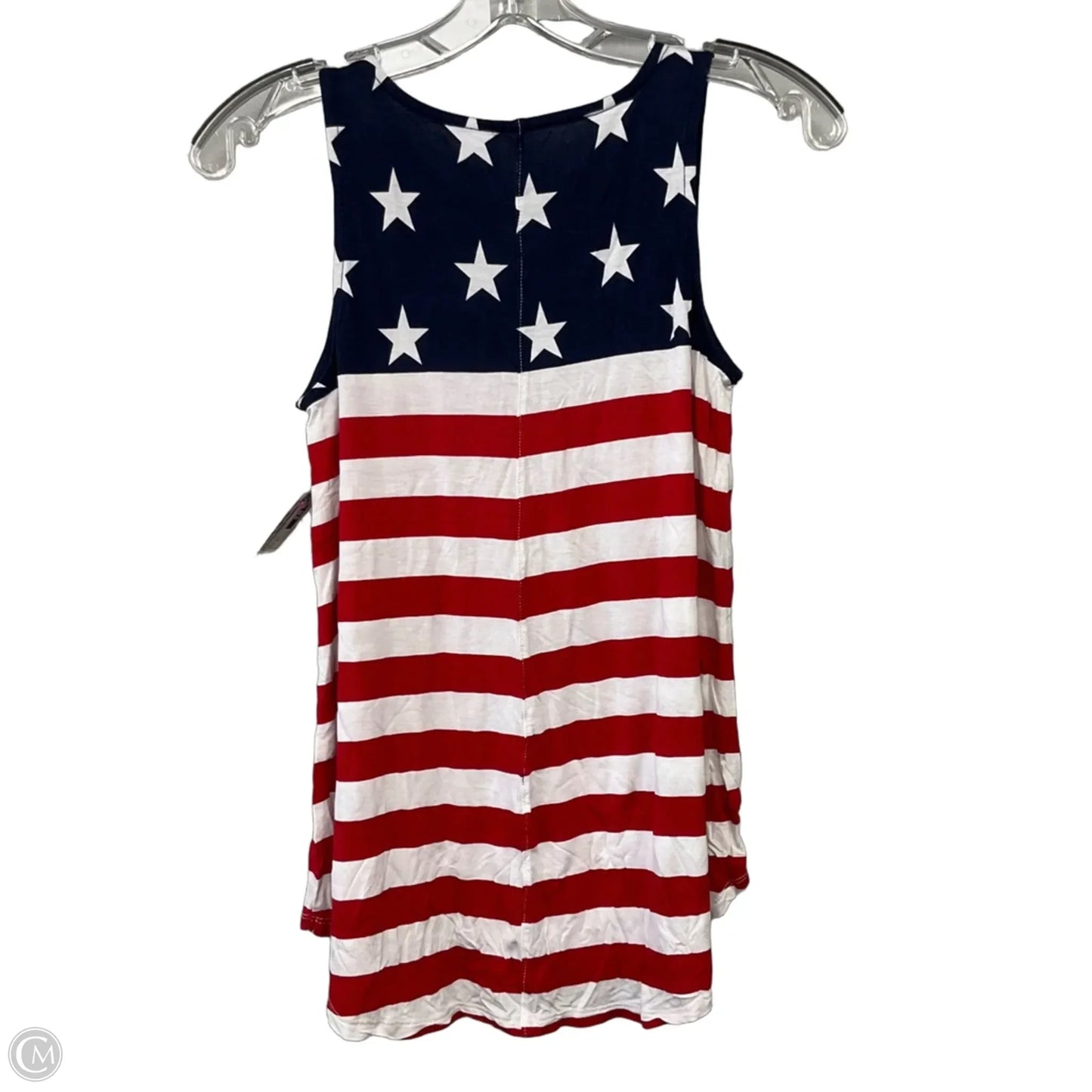 Top Sleeveless By Old Navy In Blue Red & White, Size: Xs