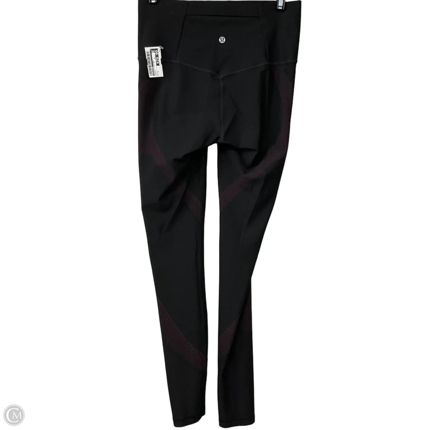 Athletic Leggings By Lululemon In Maroon, Size: 8