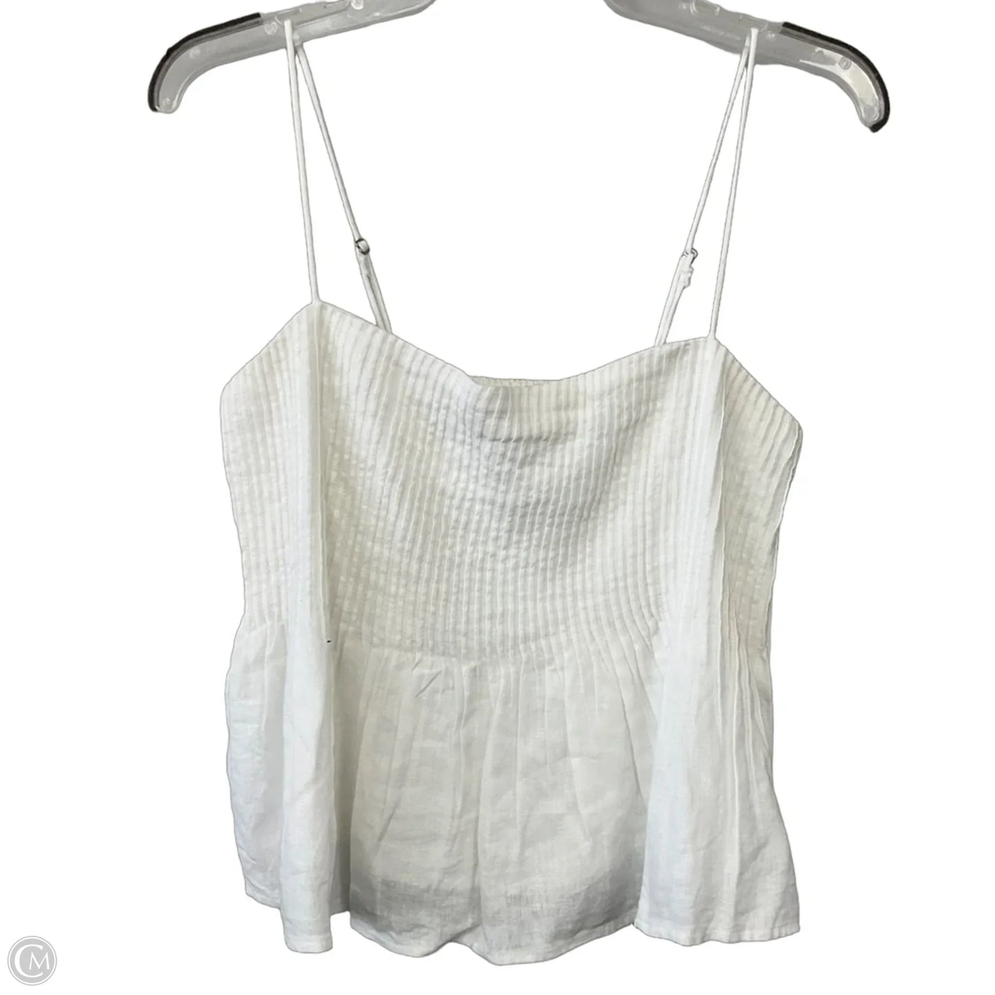 Top Sleeveless By Abercrombie And Fitch In White, Size: M