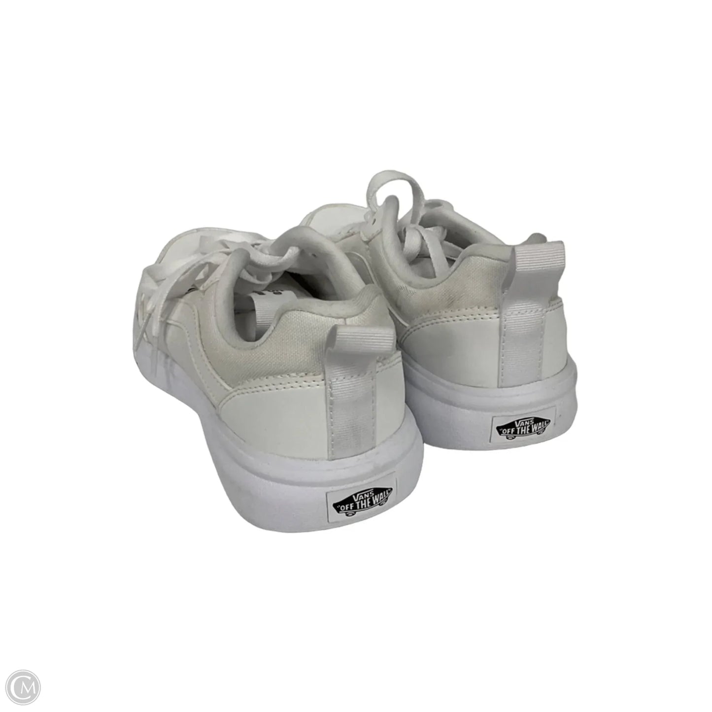 Shoes Athletic By Vans In White, Size: 8