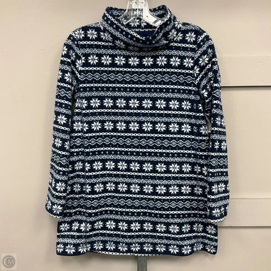 Sweatshirt Collar By Lands End In Navy, Size: Xs