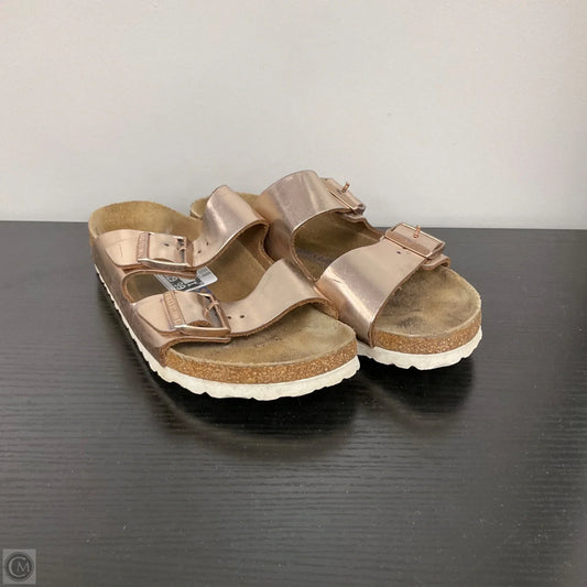 Sandals Flats By Birkenstock In Rose Gold, Size: 8.5