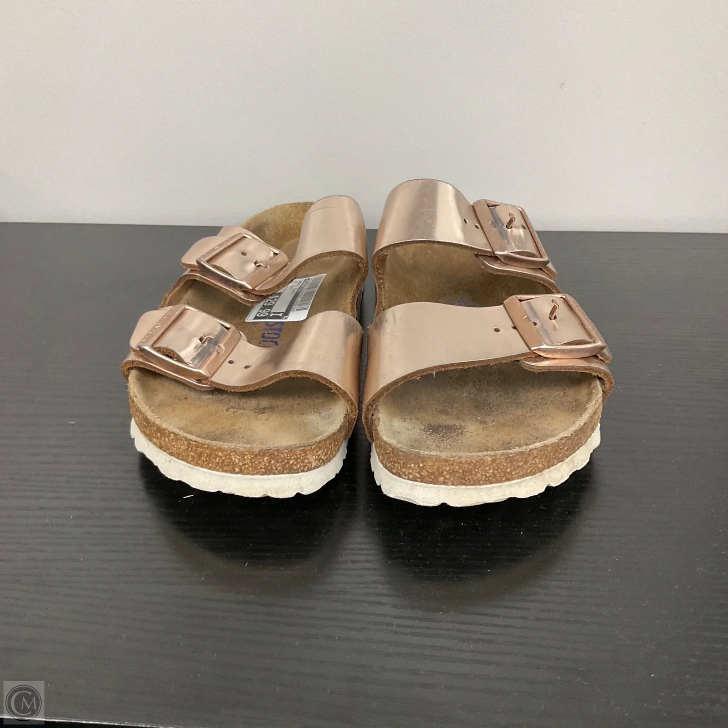 Sandals Flats By Birkenstock In Rose Gold, Size: 8.5