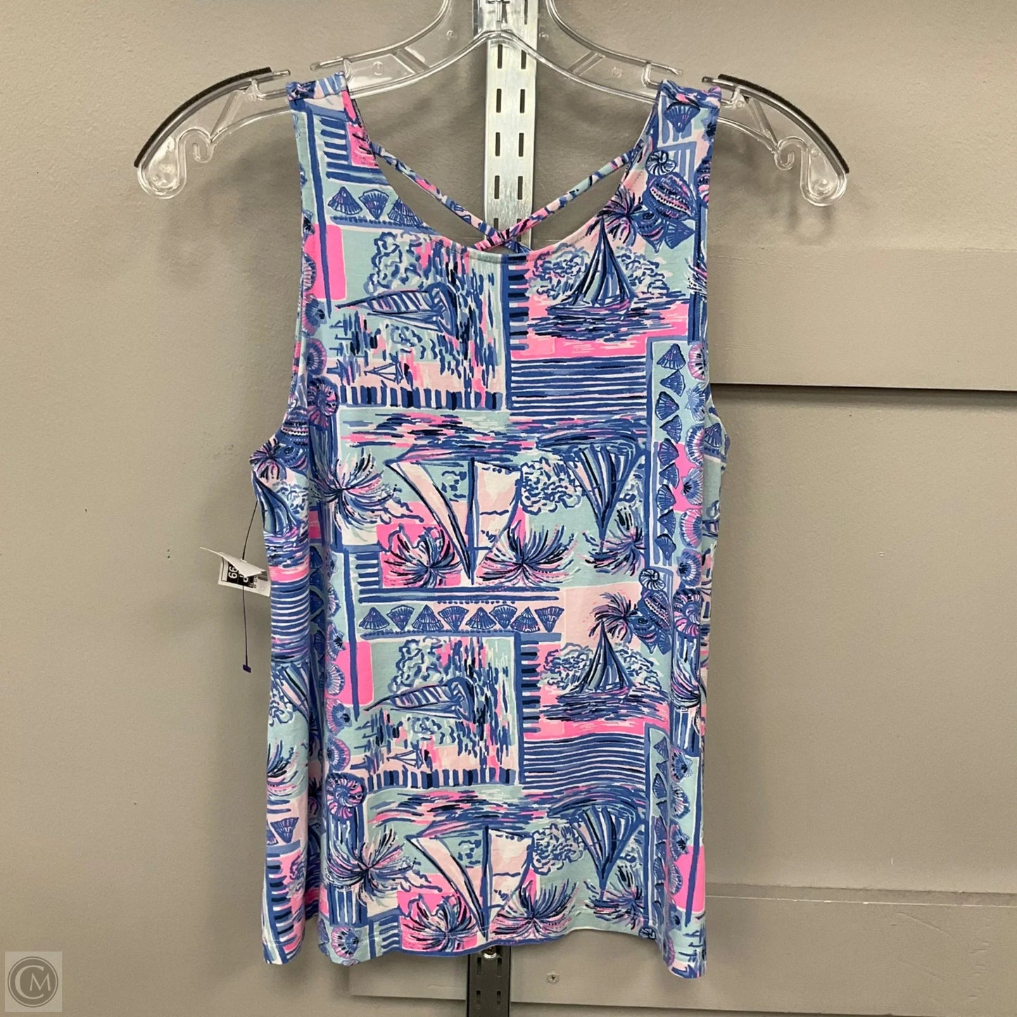 Top Sleeveless Designer By Lilly Pulitzer In Blue, Size: Xs