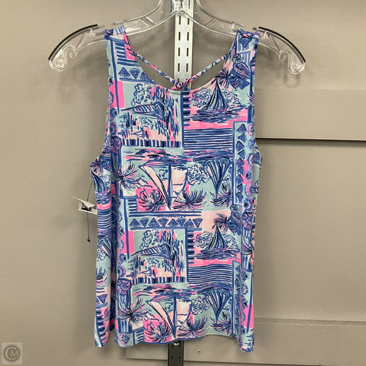 Top Sleeveless Designer By Lilly Pulitzer In Blue, Size: Xs