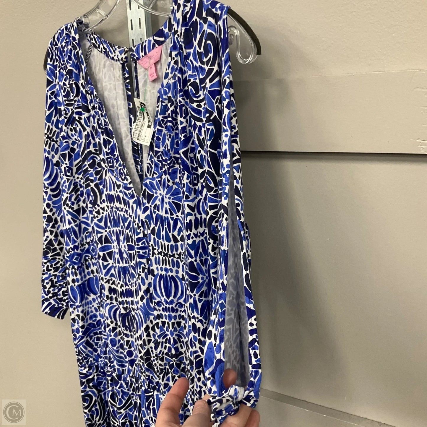 Romper Designer By Lilly Pulitzer In Blue, Size: M