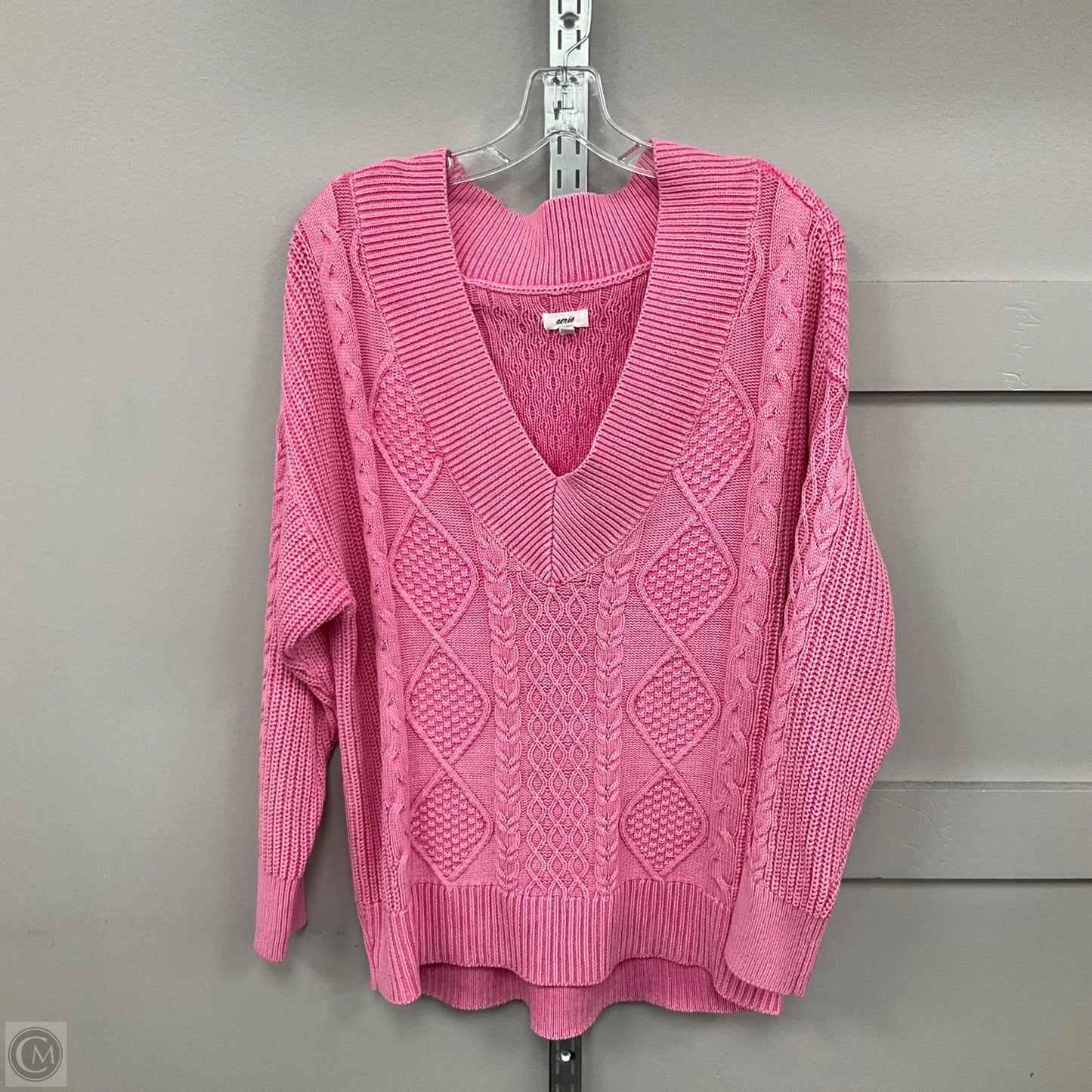Sweater By Aerie In Pink, Size: L