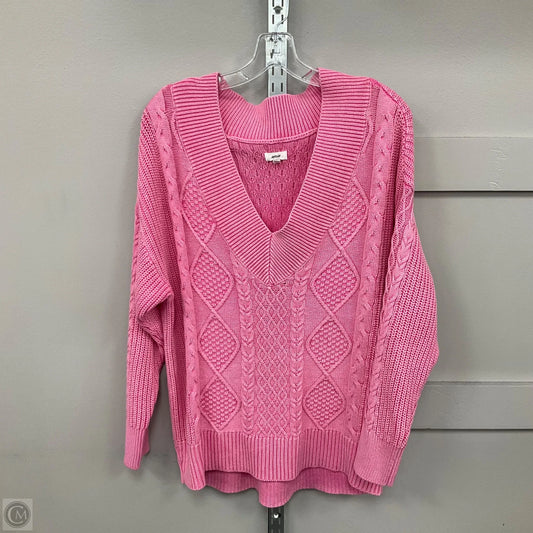 Sweater By Aerie In Pink, Size: L