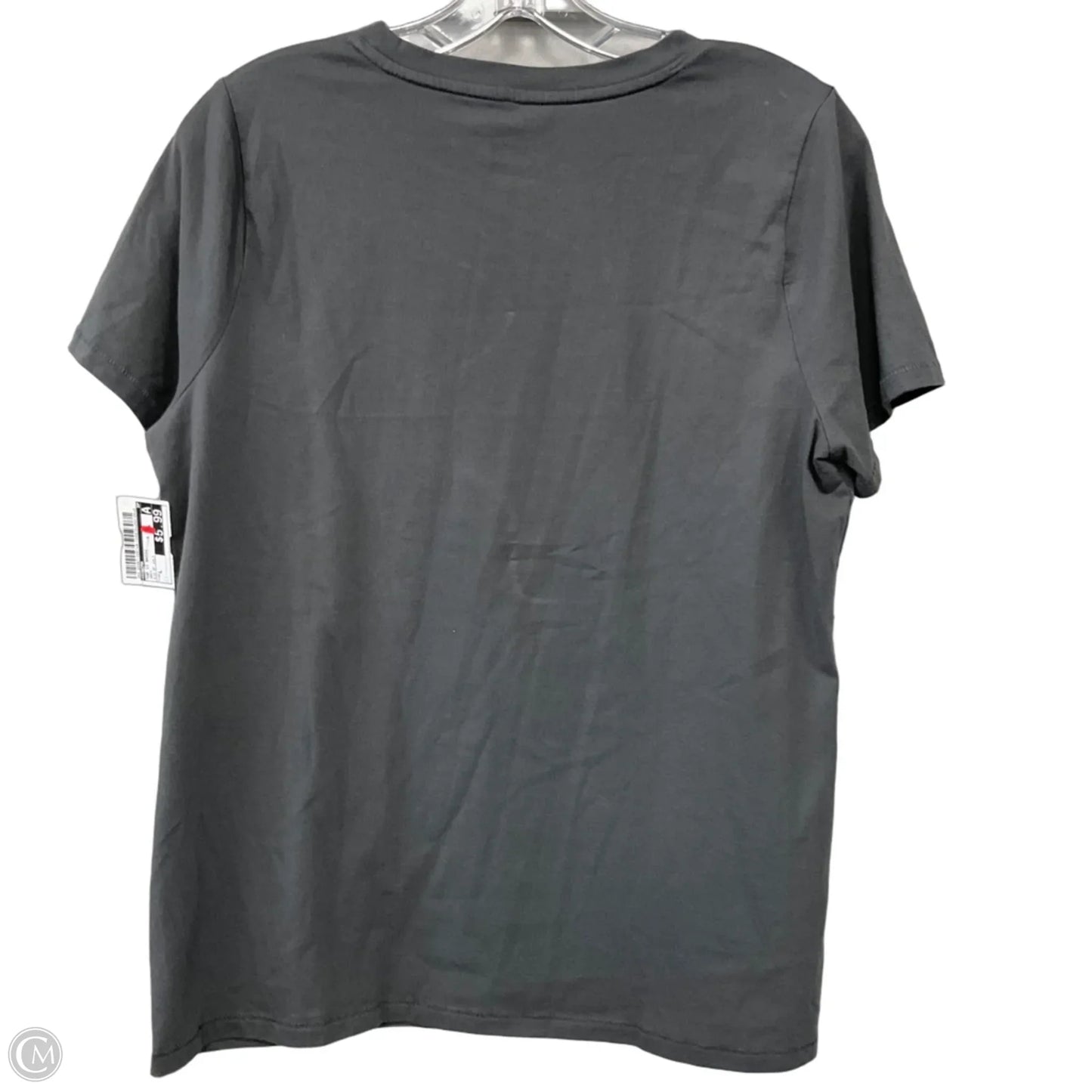 Top Short Sleeve Basic By Sonoma In Grey, Size: L