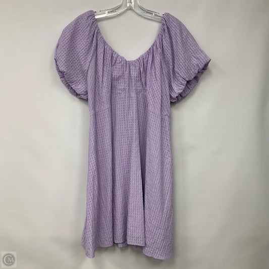 Dress Casual Midi By Old Navy In Purple, Size: L