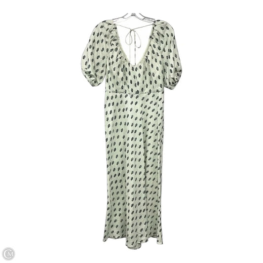 Dress Casual Maxi By Banana Republic In Green, Size: 4