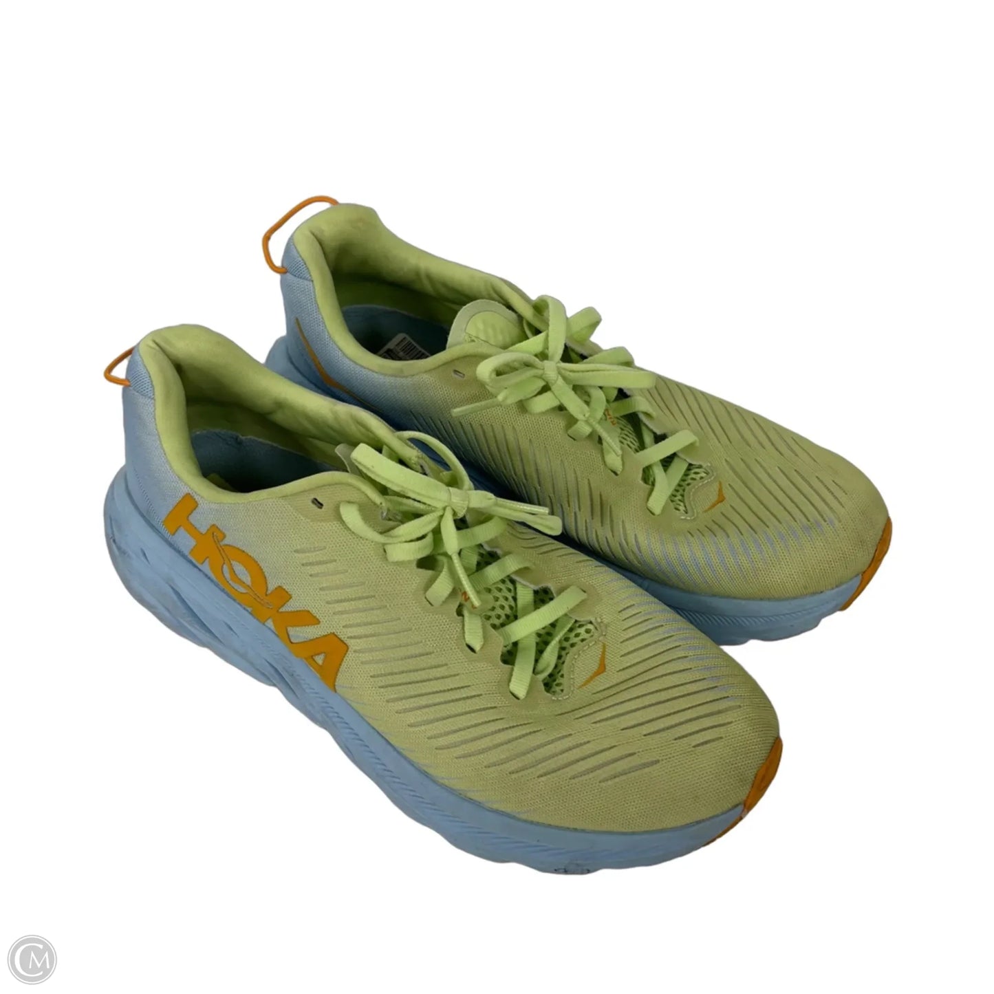 Shoes Athletic By Hoka In Green, Size: 9