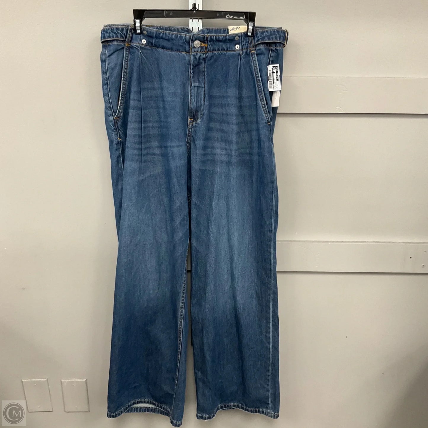 Jeans Wide Leg By Pilcro In Blue Denim, Size: 12