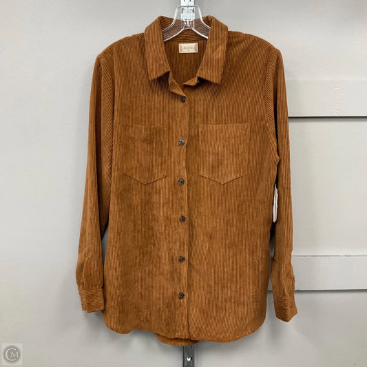 Top Long Sleeve By Altard State In Orange, Size: M