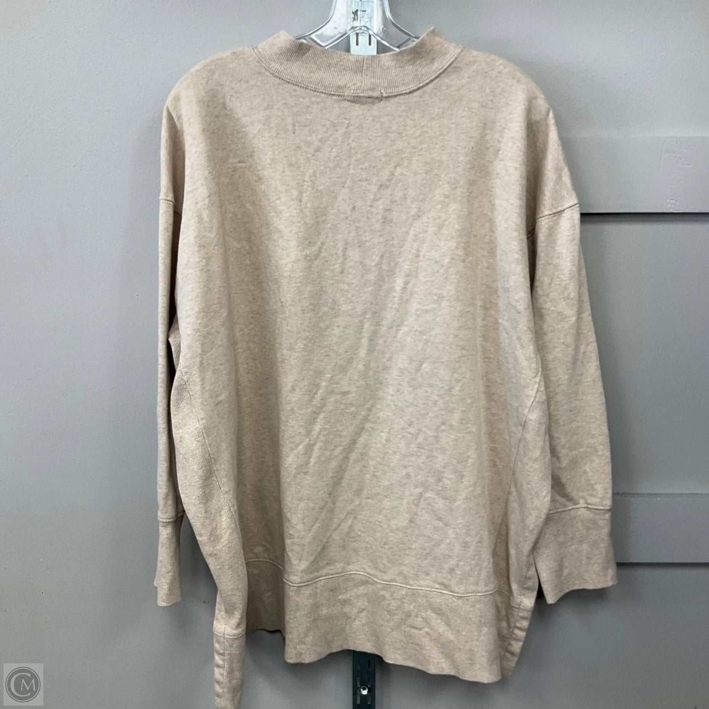 Sweatshirt Crewneck By Maurices In Beige, Size: 2x