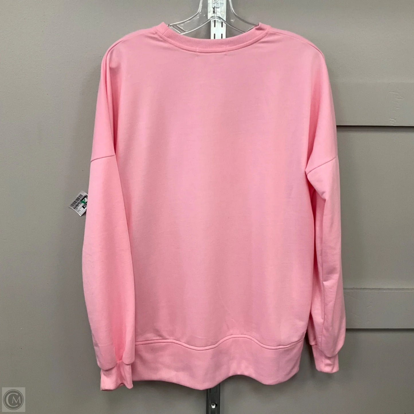 Sweatshirt Crewneck By Simply Southern In Pink, Size: L