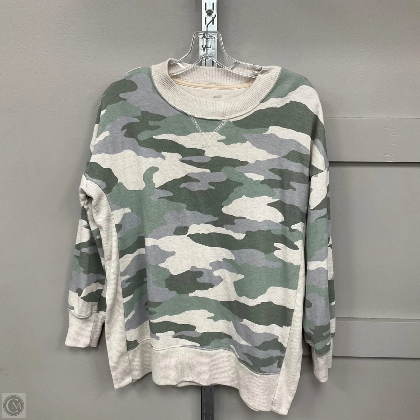 Sweatshirt Crewneck By Aerie In Green, Size: S