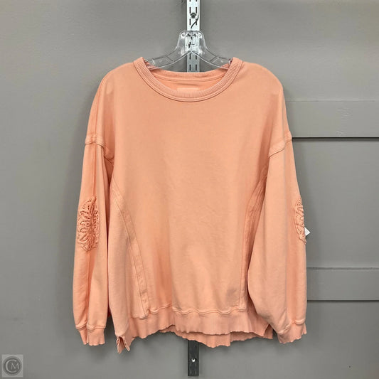 Sweatshirt Crewneck By Aerie In Coral, Size: M