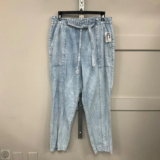 Pants Linen By Aerie In Blue, Size: L