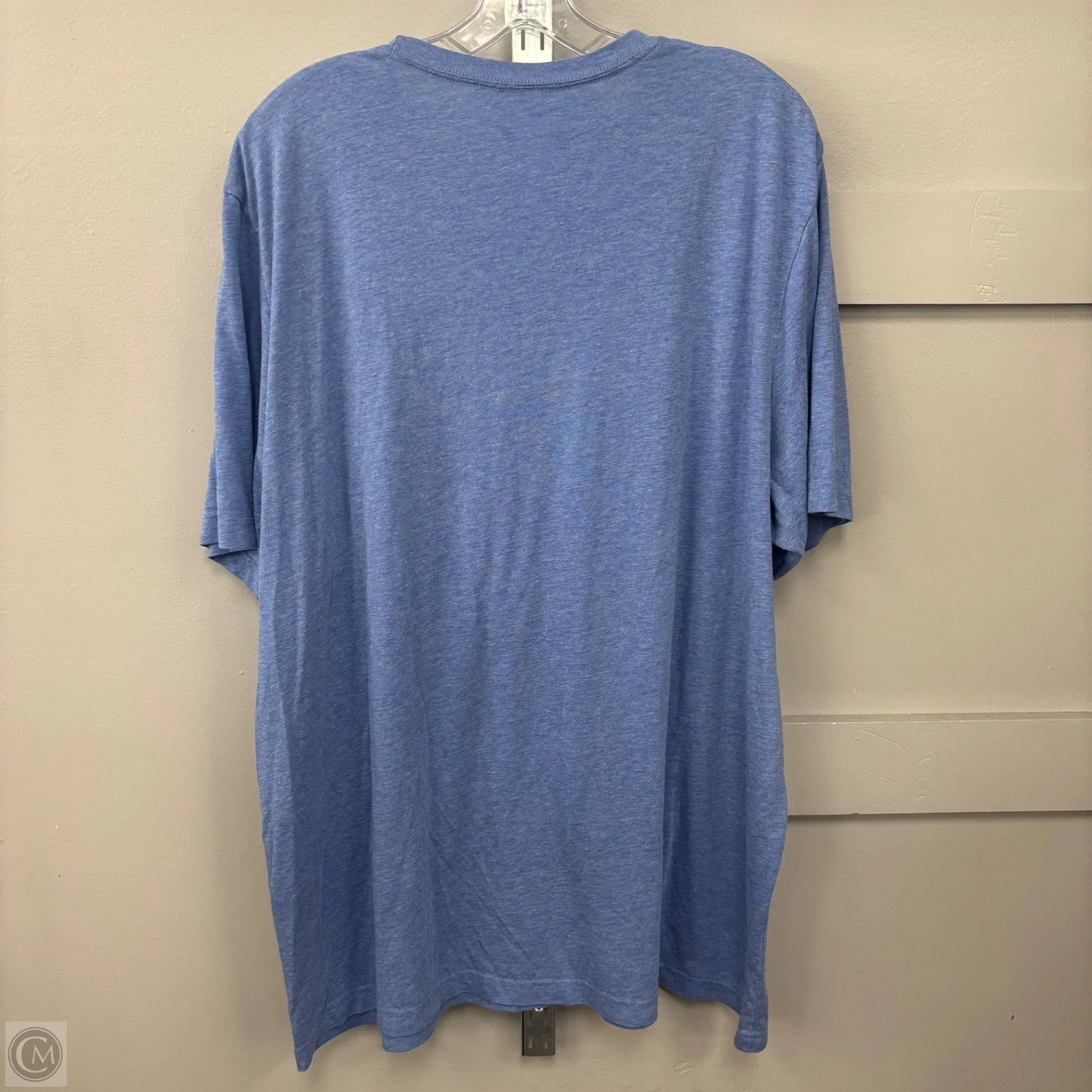 Top Short Sleeve Basic By Clothes Mentor In Blue, Size: 2x