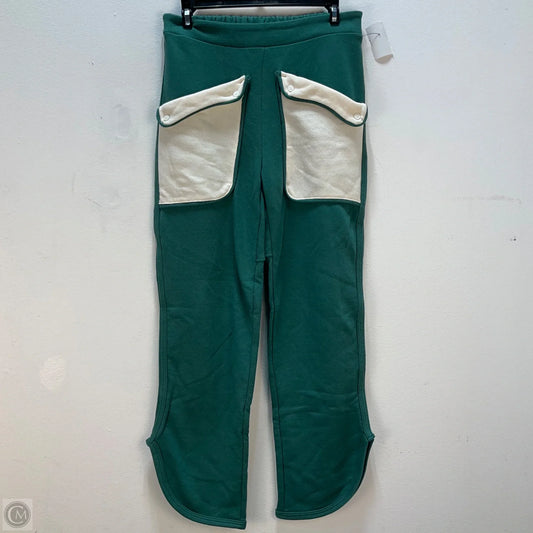 Pants Lounge By Bucketlist In Green & White, Size: S