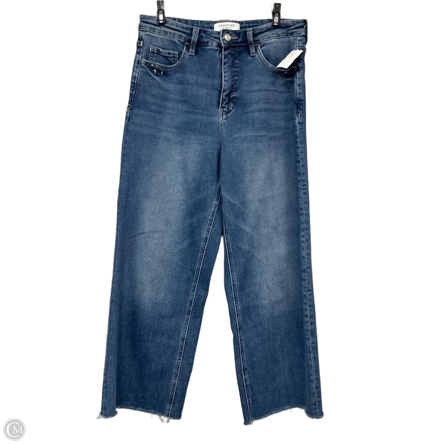 Jeans Straight By Vervet In Blue Denim, Size: 10