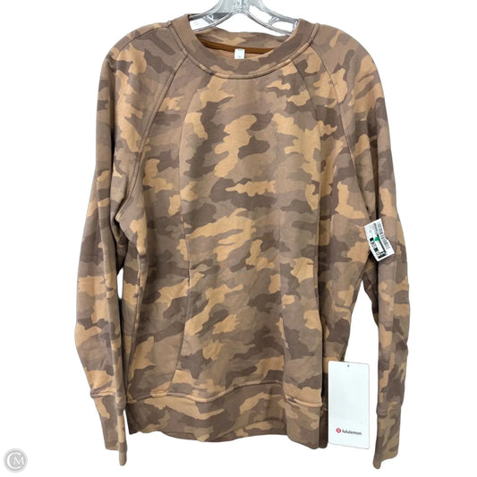 Sweatshirt Crewneck By Lululemon In Brown, Size: 16