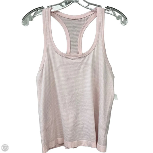 Athletic Tank Top By Lululemon In Pink, Size: 8