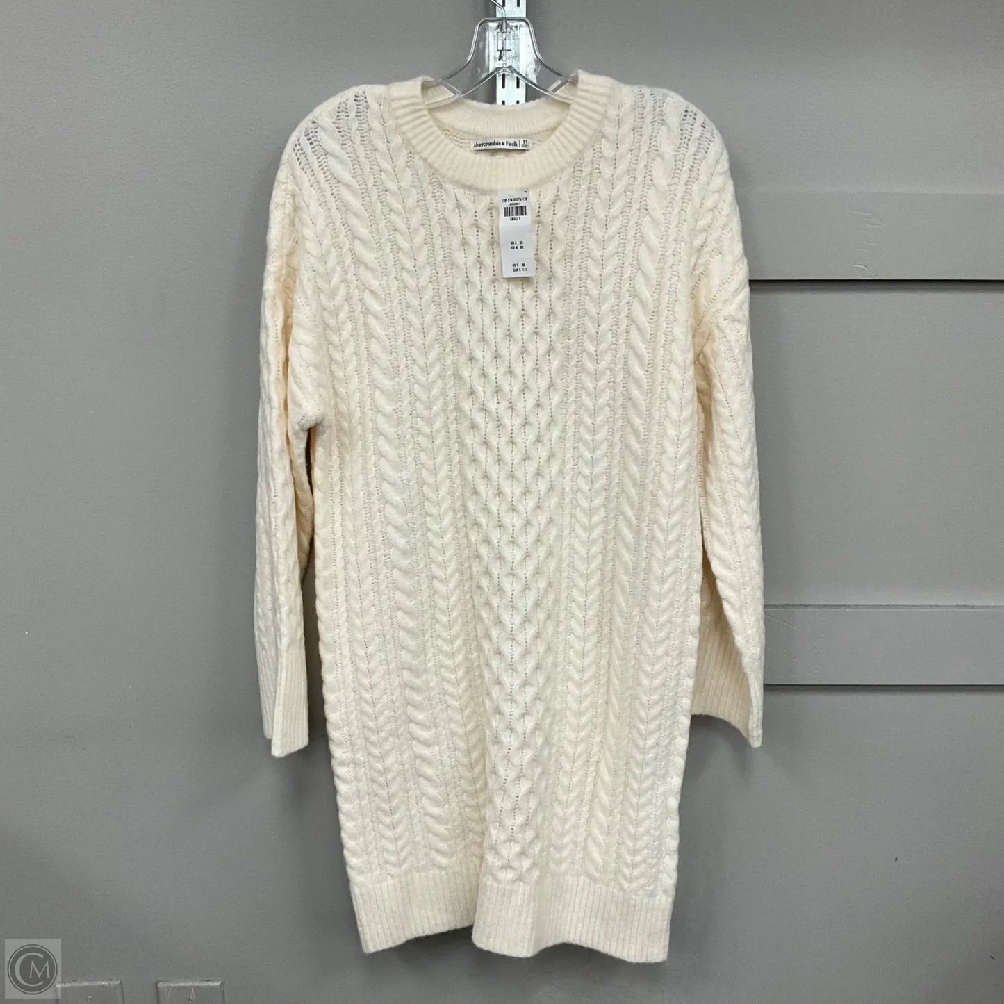 Dress Sweater By Abercrombie And Fitch In Cream, Size: ST