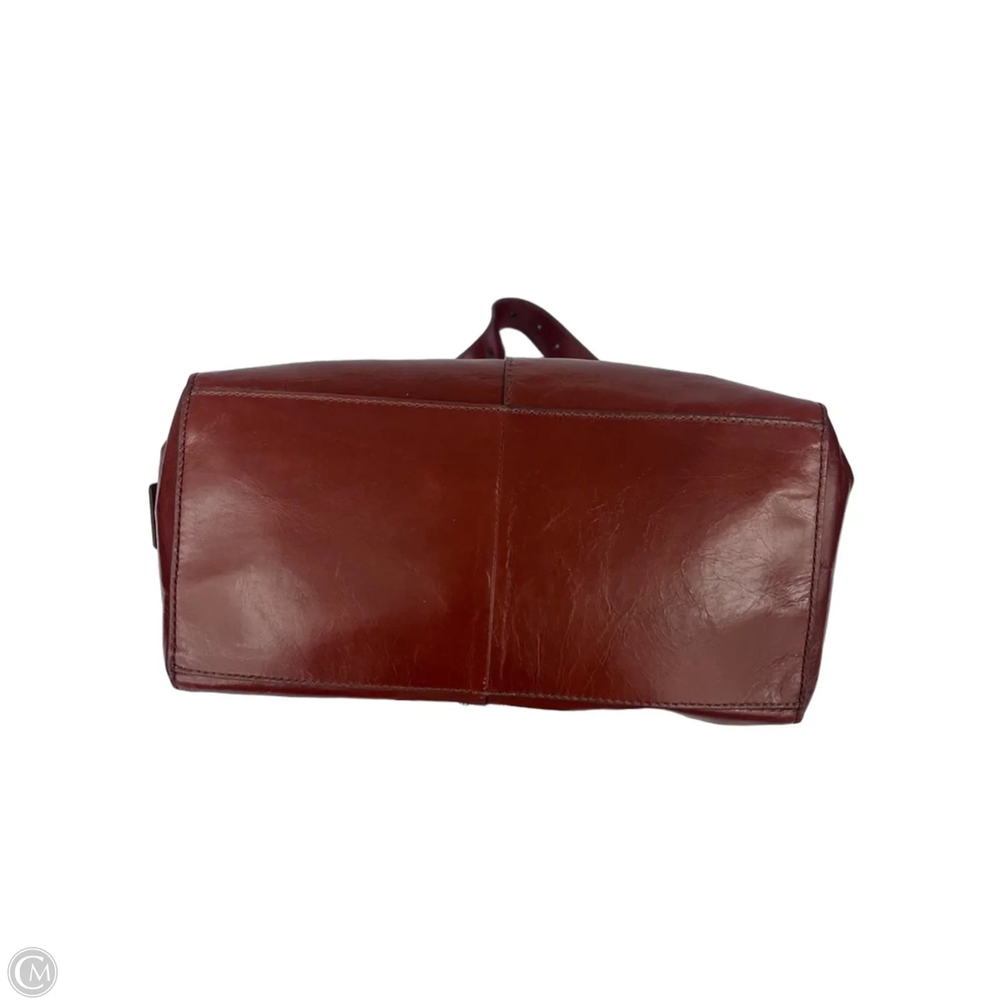 Handbag Leather By Hobo Intl, Size: Medium