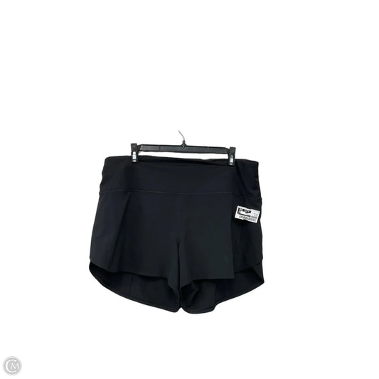 Athletic Shorts By Lululemon In Black, Size: 12