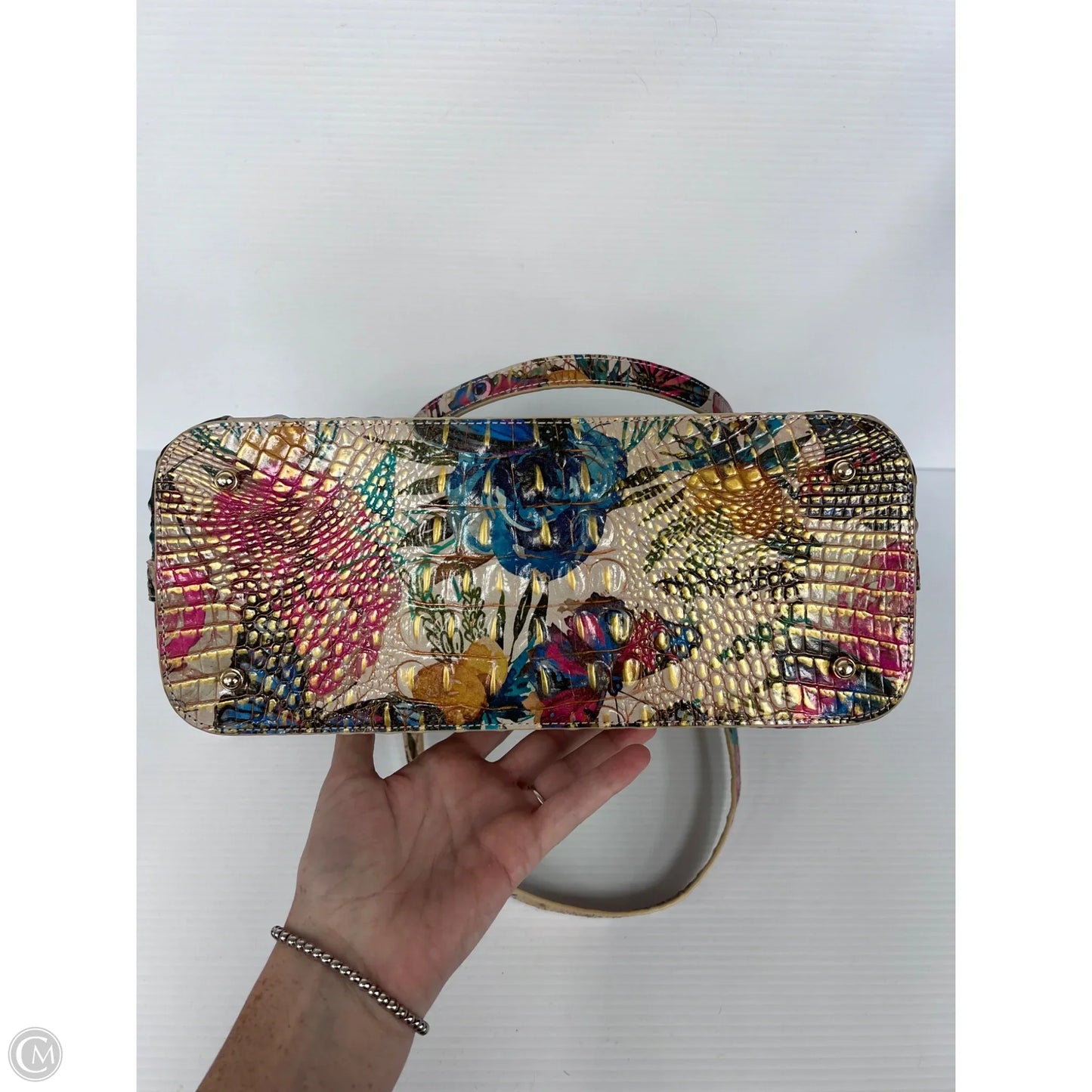 Handbag Designer By Brahmin, Size: Medium
