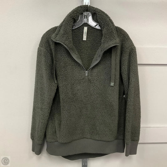Sweatshirt Collar By Athleta In Green, Size: S