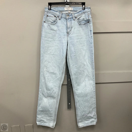 Jeans Skinny By Abercrombie And Fitch In Blue Denim, Size: 2