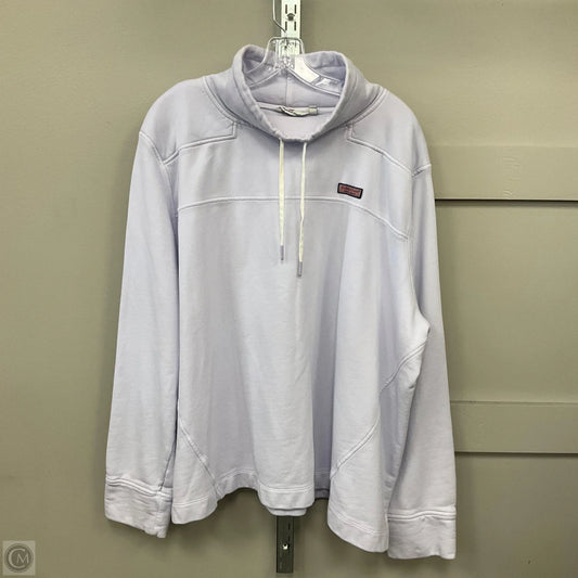 Sweatshirt Collar By Vineyard Vines In Purple, Size: 3x