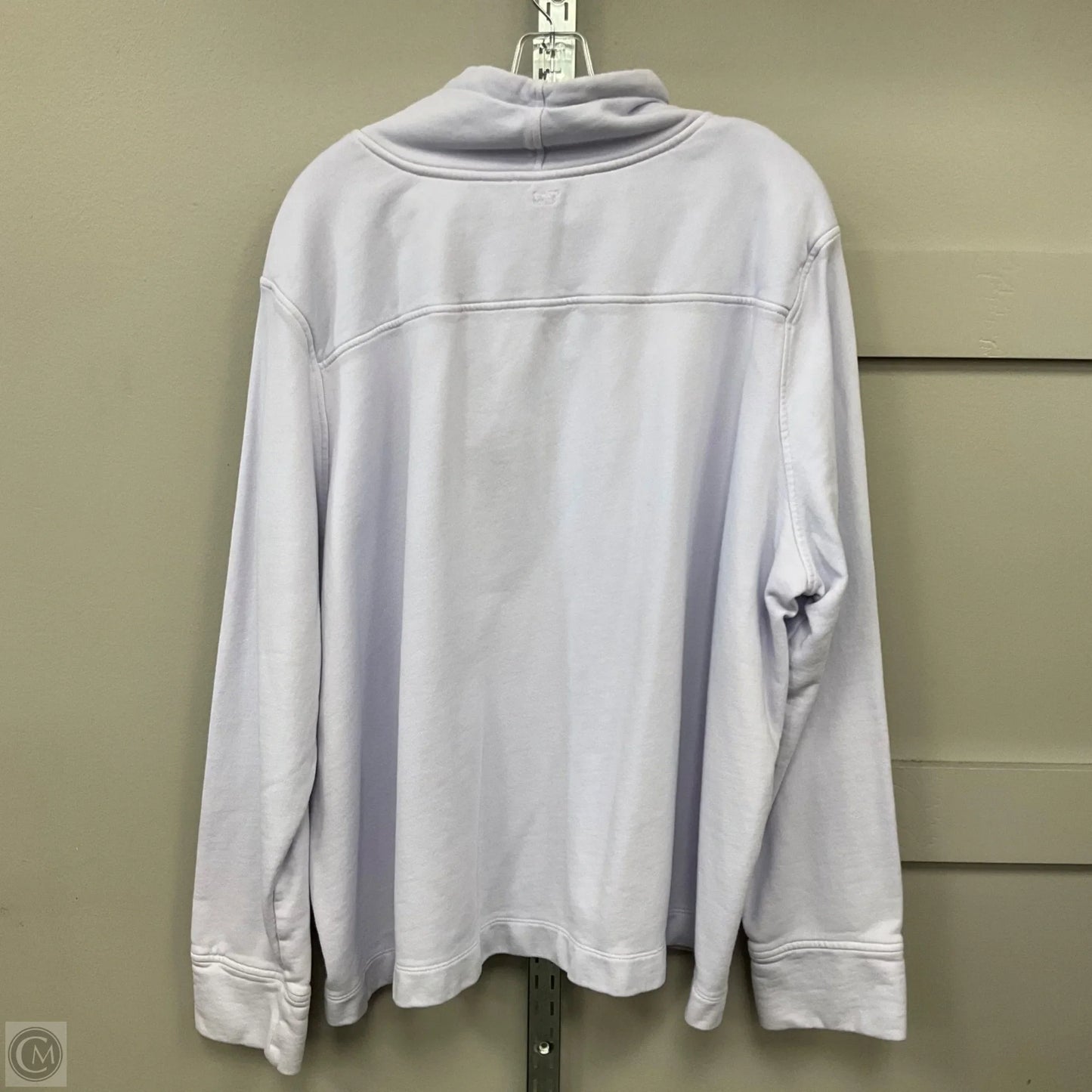 Sweatshirt Collar By Vineyard Vines In Purple, Size: 3x