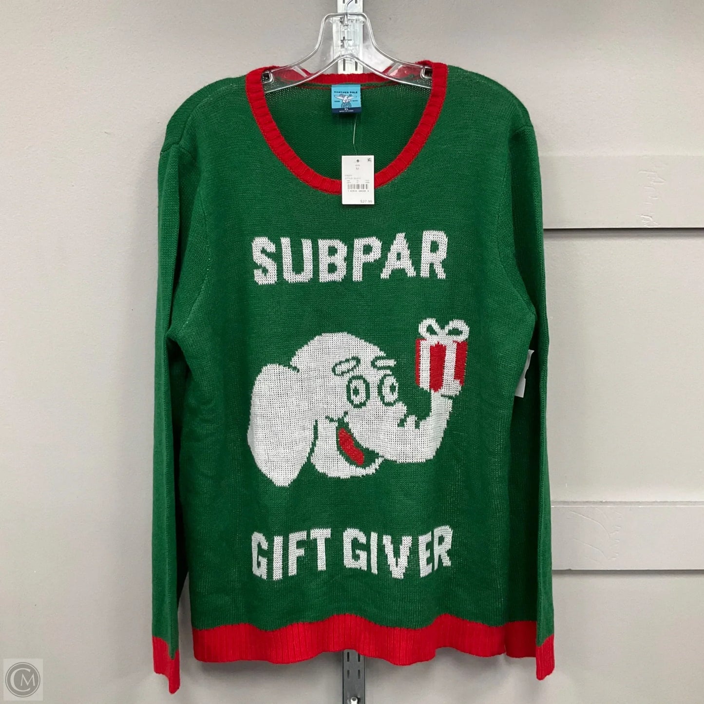 Sweater By Cmf In Green, Size: Xl