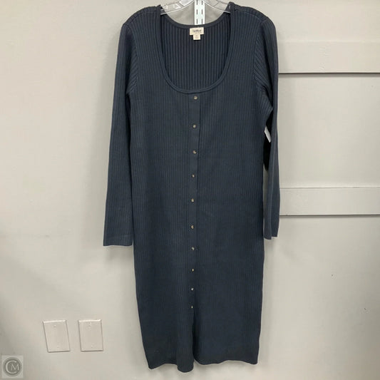 Dress Casual Midi By Upwest In Grey, Size: Xl