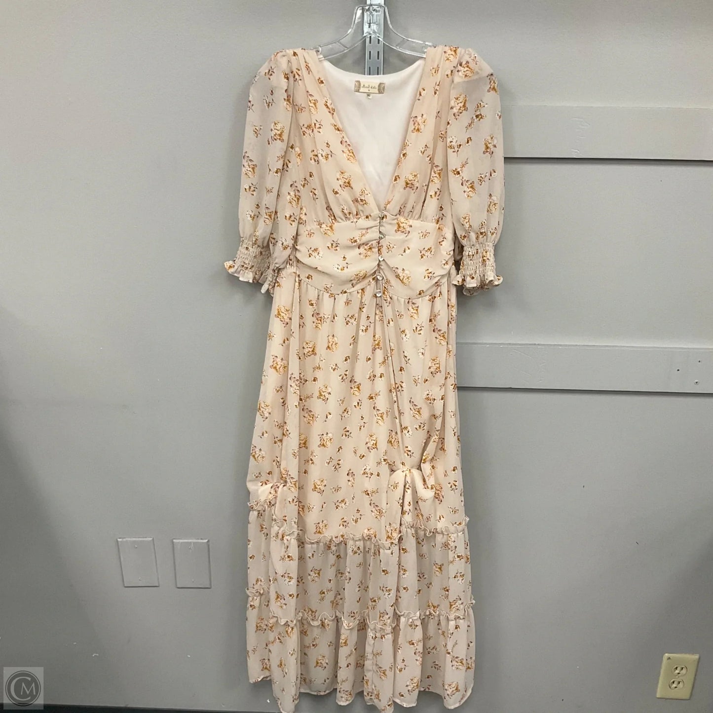 Dress Casual Maxi By Altard State In Cream, Size: M