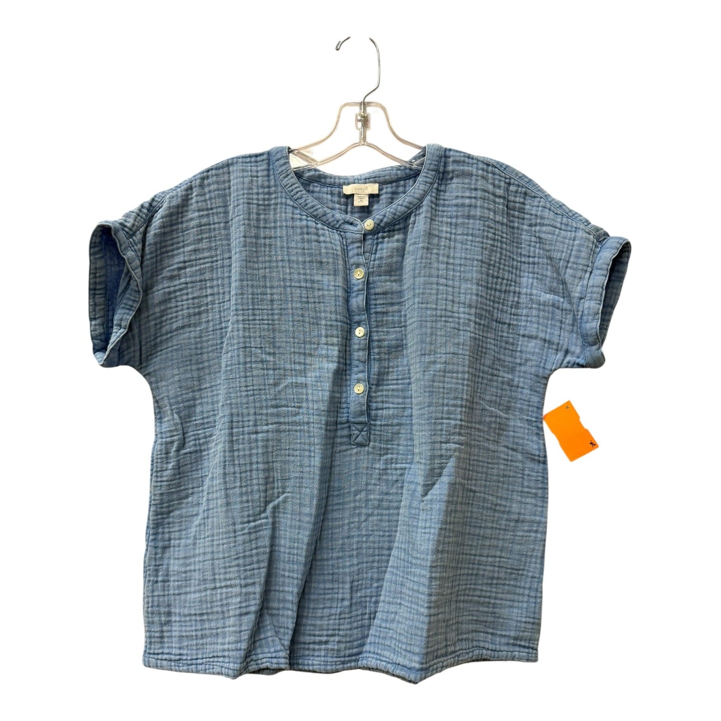 Top Ss By Pure Jill In Blue, Size:Xsp