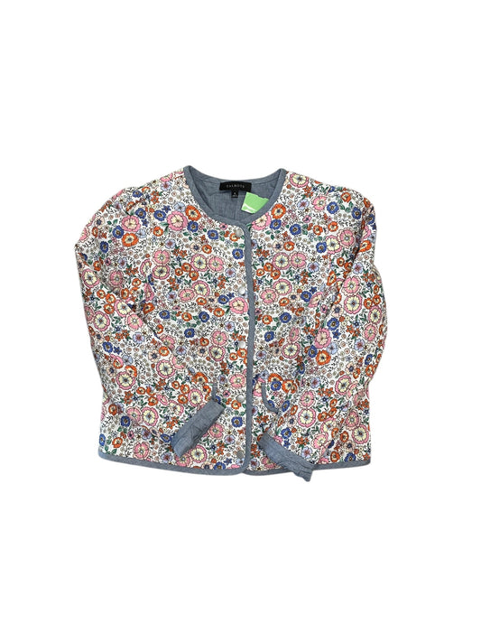 Jacket Puffer & Quilted By Talbots In Floral Print, Size:M