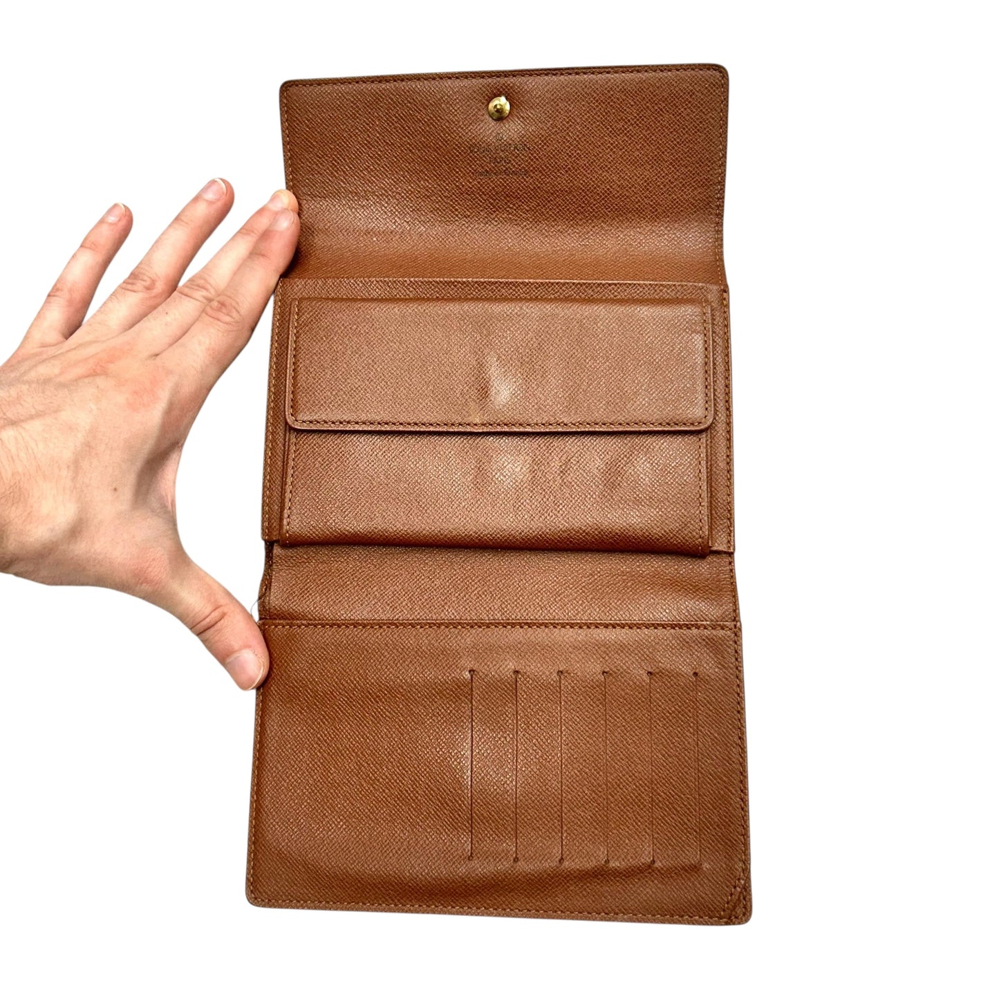 Wallet Luxury Designer By Louis Vuitton, Size: Medium