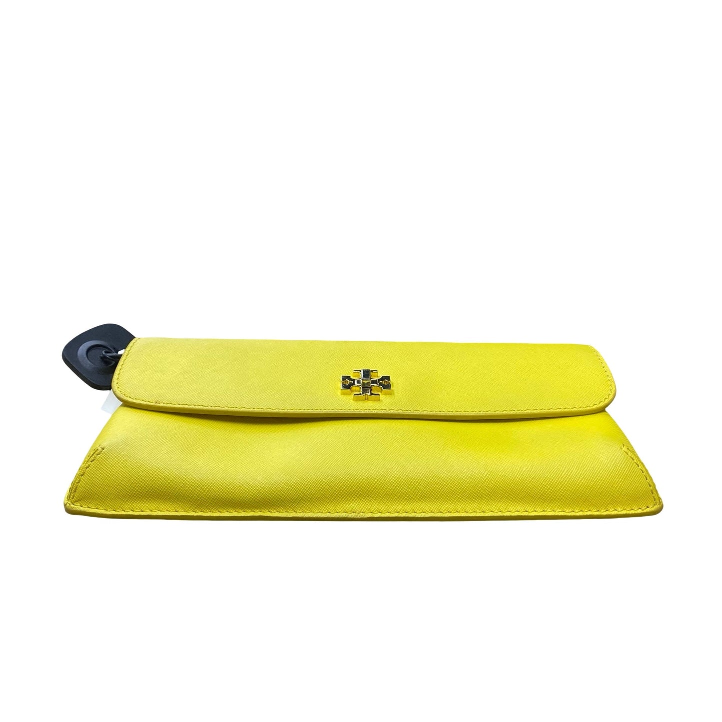 Clutch Designer By Tory Burch In Yellow, Size:Medium